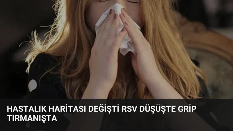 Hastalık Haritası Değişti RSV Düşüşte Grip Tırmanışta