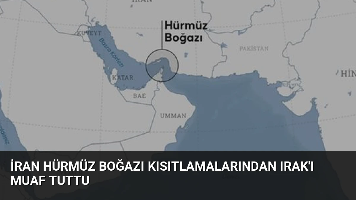 İran Hürmüz Boğazı Kısıtlamalarından Irak’ı Muaf Tuttu