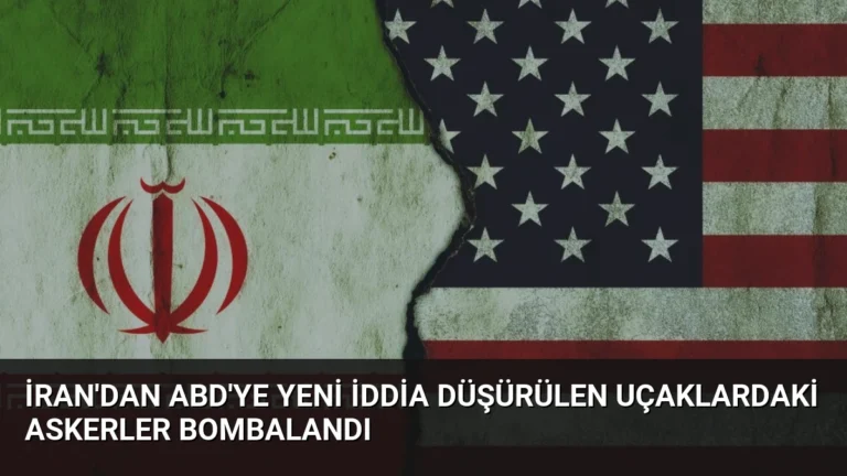 İran’dan ABD’ye Yeni İddia Düşürülen Uçaklardaki Askerler Bombalandı