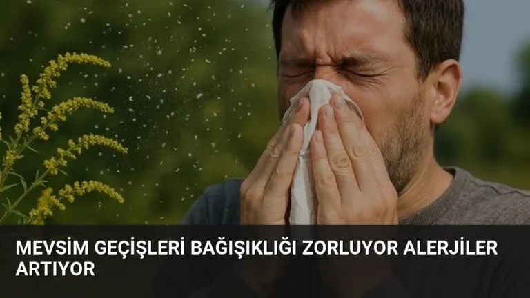 Mevsim Geçişleri Bağışıklığı Zorluyor Alerjiler Artıyor