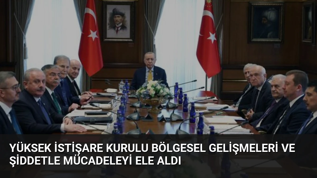 Yüksek İstişare Kurulu Bölgesel Gelişmeleri ve Şiddetle Mücadeleyi Ele Aldı