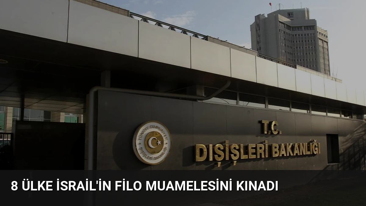 8 Ülke İsrail’in Filo Muamelesini Kınadı