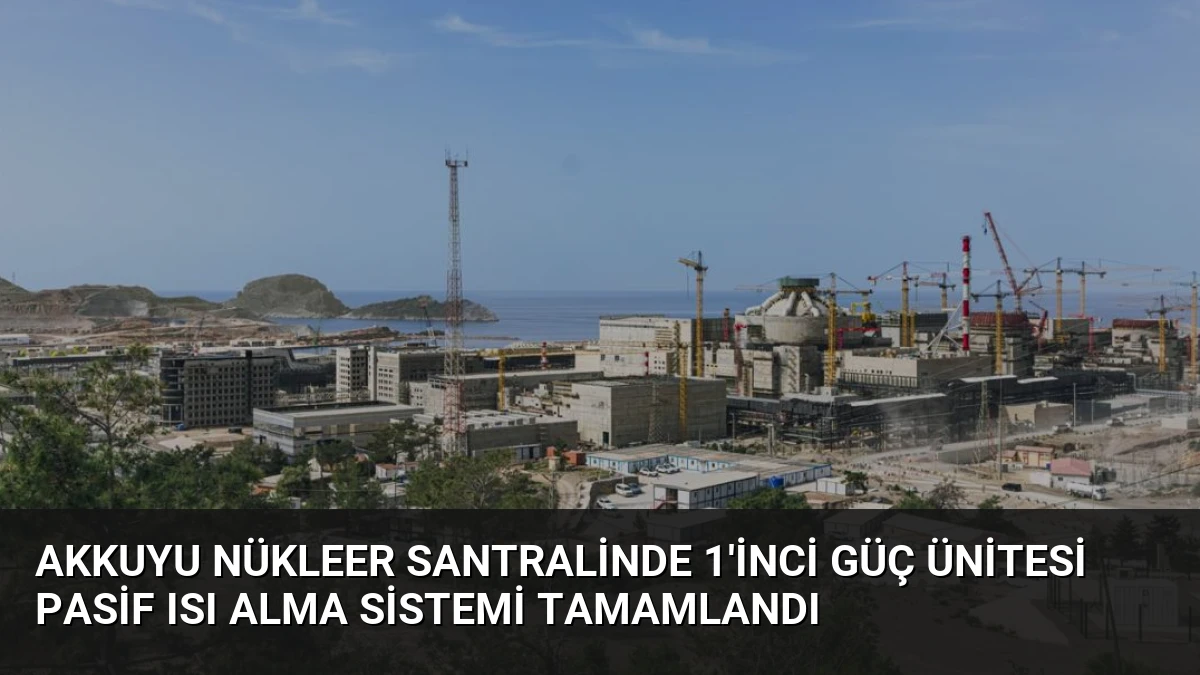 Akkuyu Nükleer Santralinde 1’inci Güç Ünitesi Pasif Isı Alma Sistemi Tamamlandı