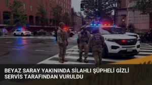 Beyaz Saray Yakınında Silahlı Şüpheli Gizli Servis Tarafından Vuruldu