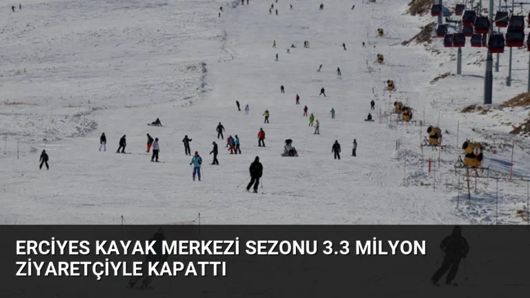 Erciyes Kayak Merkezi Sezonu 3.3 Milyon Ziyaretçiyle Kapattı
