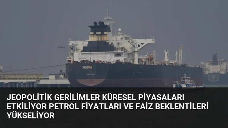 Jeopolitik Gerilimler Küresel Piyasaları Etkiliyor Petrol Fiyatları ve Faiz Beklentileri Yükseliyor