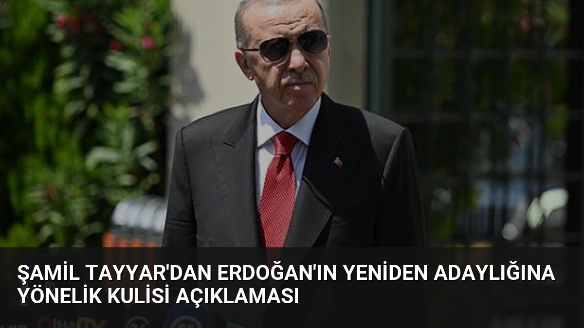 Şamil Tayyar’dan Erdoğan’ın Yeniden Adaylığına Yönelik Kulisi Açıklaması