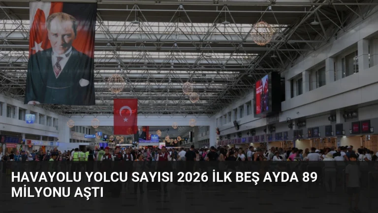 Havayolu Yolcu Sayısı 2026 İlk Beş Ayda 89 Milyonu Aştı