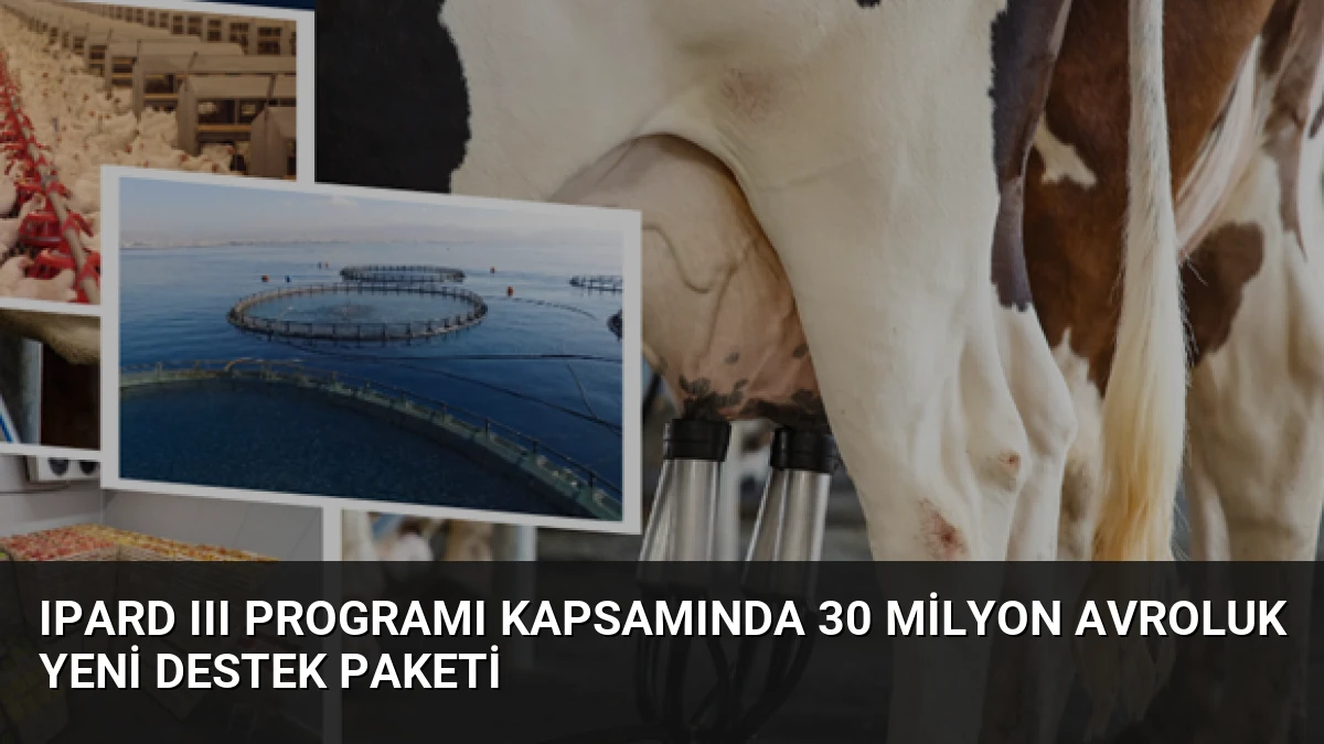 IPARD III Programı kapsamında 30 milyon avroluk yeni destek paketi