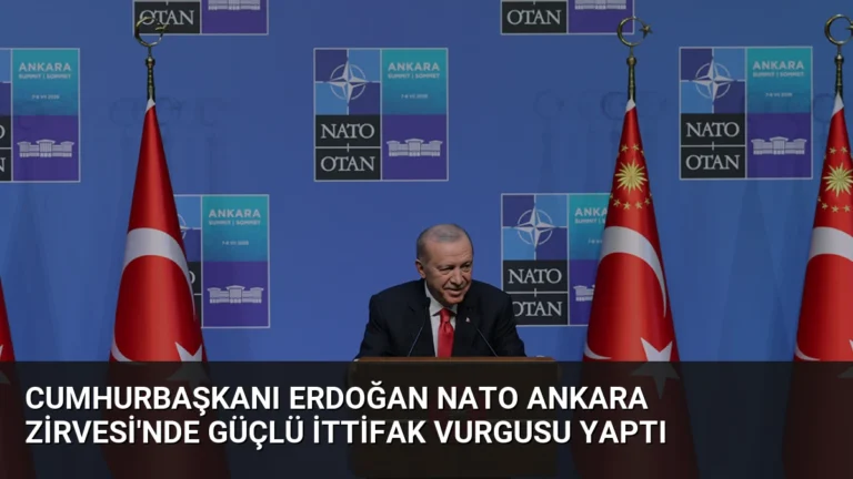 Cumhurbaşkanı Erdoğan NATO Ankara Zirvesi’nde Güçlü İttifak Vurgusu Yaptı