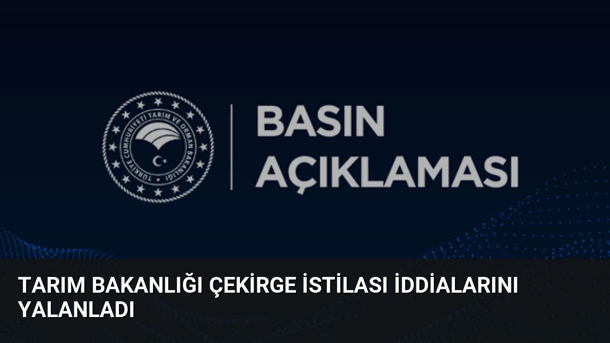 Tarım Bakanlığı Çekirge İstilası İddialarını Yalanladı