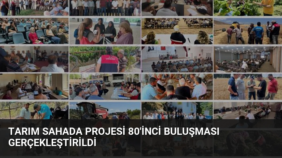 Tarım Sahada projesi 80’inci buluşması gerçekleştirildi