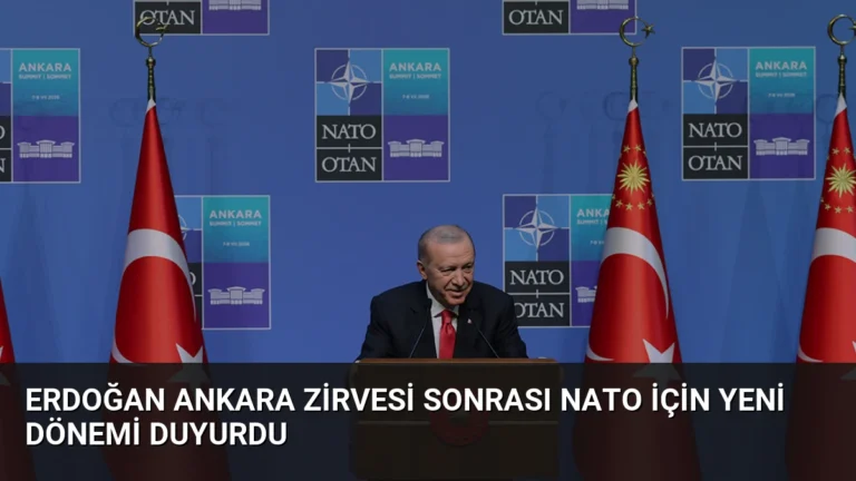 Erdoğan Ankara Zirvesi sonrası NATO için yeni dönemi duyurdu