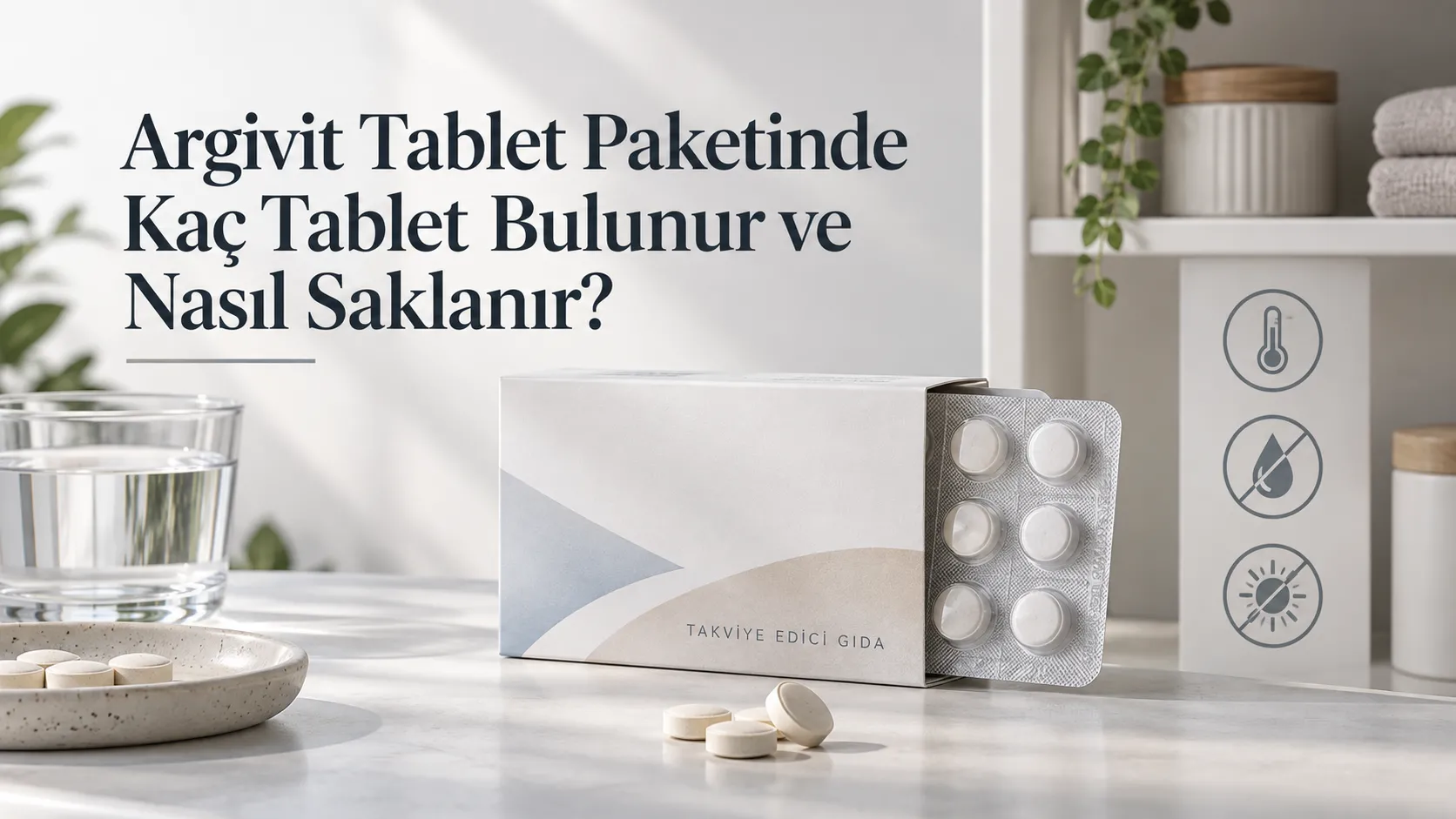 Argivit Tablet Paketinde Kaç Tablet Bulunur ve Nasıl Saklanır?