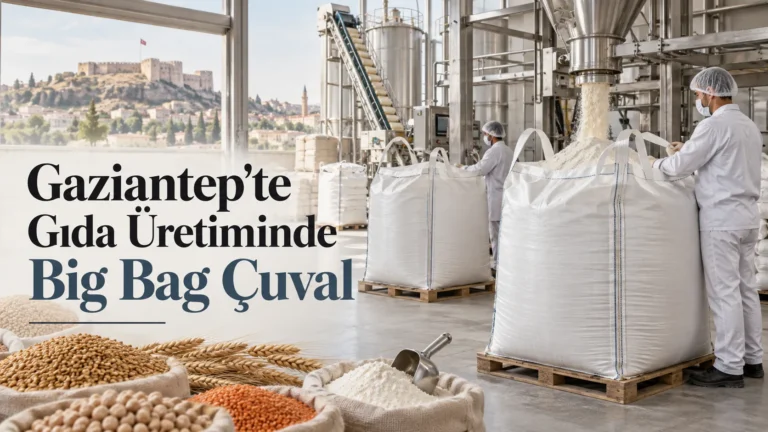 Gaziantep’te Gıda Üretiminde Big Bag Çuval