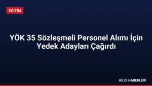 YÖK 35 Sözleşmeli Personel Alımı İçin Yedek Adayları Çağırdı