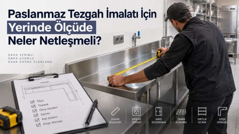 Paslanmaz Tezgah İmalatı İçin Yerinde Ölçüde Neler Netleşmeli?