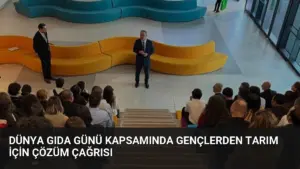 Dünya Gıda Günü kapsamında gençlerden tarım için çözüm çağrısı