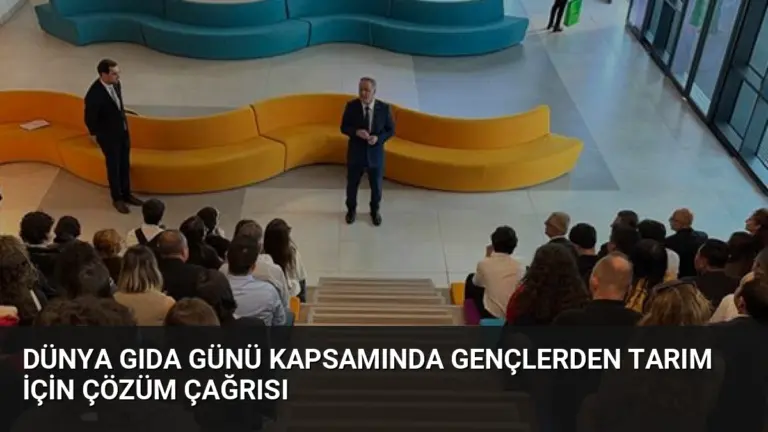Dünya Gıda Günü kapsamında gençlerden tarım için çözüm çağrısı
