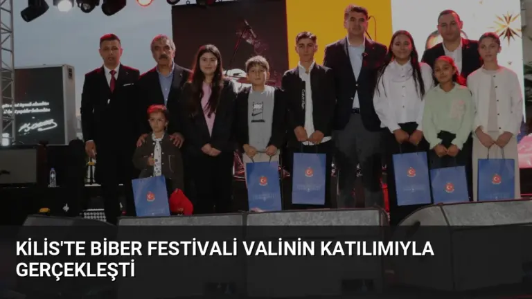 Kilis’te Biber Festivali Valinin Katılımıyla Gerçekleşti