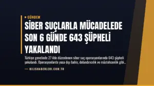 Siber Suçlarla Mücadelede Son 6 Günde 643 Şüpheli Yakalandı