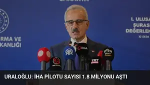 Uraloğlu: İHA Pilotu Sayısı 1.8 Milyonu Aştı